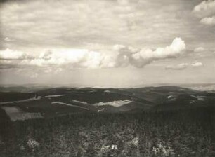 Blick vom Fichtelberg
