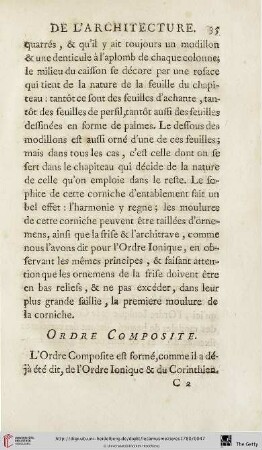 Ordre Composite
