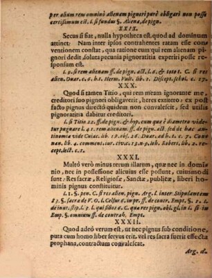 Disp. IV. ex libri III. ... conclusiones de pignoribus et hypothecis