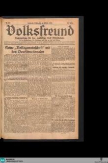 Der Volksfreund : Tageszeitung für das werktätige Volk Mittelbadens