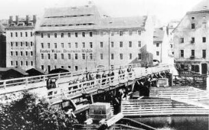 Görlitz. Dreiradenmühle um 1900, Repro