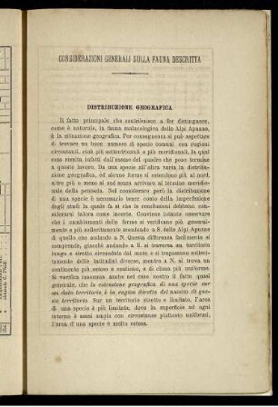Distribuzione Geografica