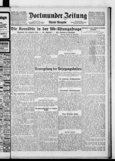 Dortmunder Zeitung. 1874-1939