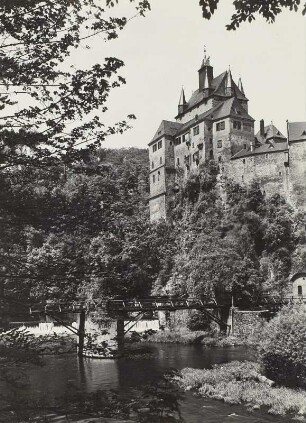 Kriebstein, Behelfsbrücke