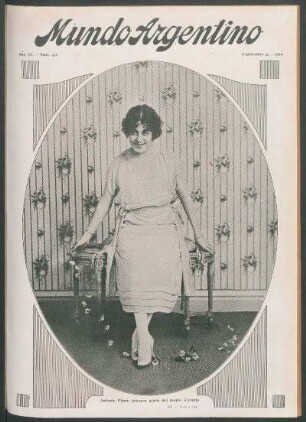 Antonia Plana, primera actriz del teatro Victoria [Fotografía]
