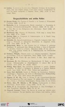 Vorgeschichtliche und antike Kultur (Nr. 20-42)