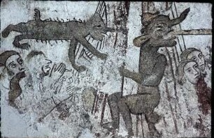 Der heilige Nikolaus von Tolentino rettet ein Schiffbrüchige