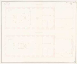 Mühlengebäude: Grundrisse 3. und 4. Geschoss