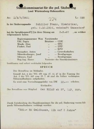 Schiller, Franz