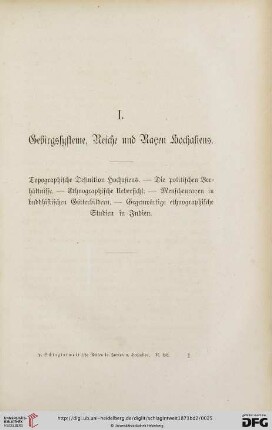 I. Gebirgssysteme, Reiche und Raçen Hochasiens