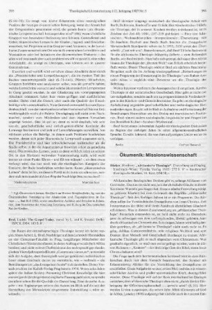 396-398 [Rezension] Rücker, Heribert, Afrikanische Theologie