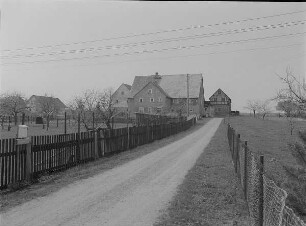 Hainichen-Berthelsdorf, Vierseithof, um 1900