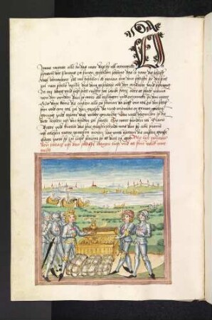 Pontus läßt den Schatz des Sultans an Land bringen und zeigt ihn seinen Leuten