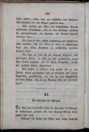 XI. Die Hacienda del Milagro