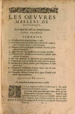 Les oeuvres morales de Plutarque. 2. (1594)