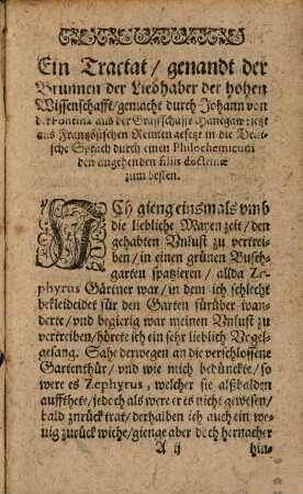 Vier nützliche Chymische Tractat Vom Stein der Weisen