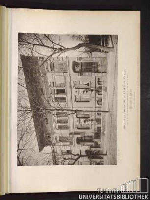 Serie II. No. 14. Doppelwohnhaus Sophienstraße 2a und 2b. Charlottenburg.