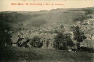 St. Andreasberg. Blick vom Glockenberge