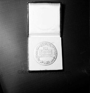 Kreissportverband Stormarn e.V.: Medaille für den "Sportler des Jahres" 1966: Rückseite