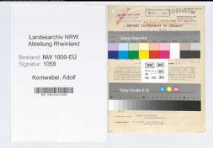 Entnazifizierung Adolf Kornwebel, geb. 02.12.1894 (Lehrer)