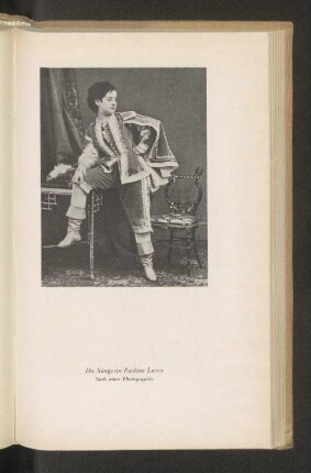 Die Sängerin Pauline Lucca