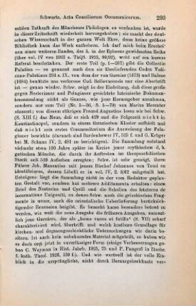 292-294 [Rezension] Collectio Palatina sive qvi fertvr Marivs Mercator