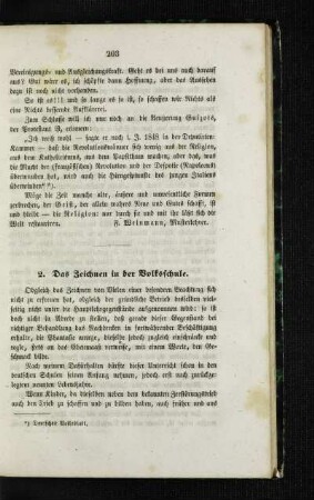 ¬Das¬ Zeichnen in der Volksschule
