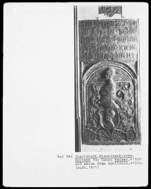 Epitaph für Georg Kaiser (1525) und seiner Frau Apollonia (1510)