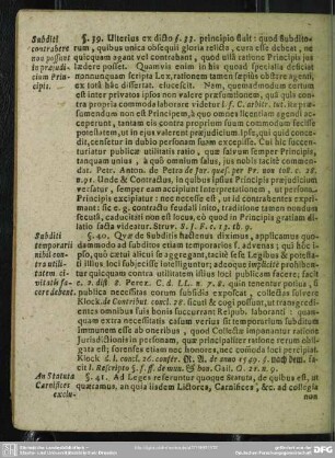 §. 39. Subditi contrahere non possunt in praeiudicium Principis