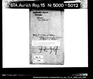 Die Befreiung des Schustergesellen Jan Dirks Jans in Holthusen von dem Erfordernis des 25-jährigen Mindestalters zum selbständigen Gewerbebetrieb