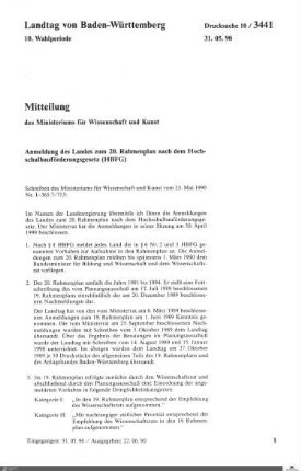 Rahmenplan Hochschulbauförderungsgesetz