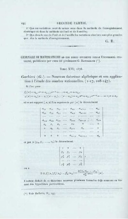 Giornale di matematiche ad uso degli studenti delle Università Italiane.