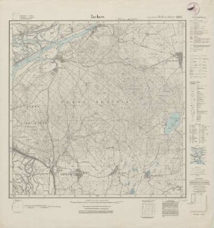 3051 (alte Nr.: 1557) Zachow, Meßtischblatt (4cm - Karte)