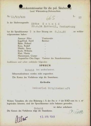 Schmid, Käthe