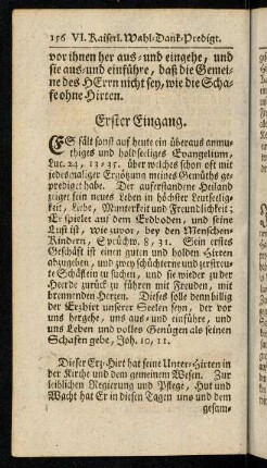 156-159, Erster Eingang; Zweyter Eingang