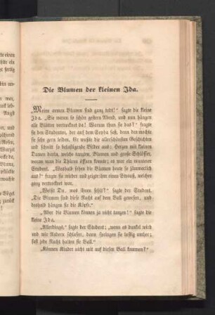 Die Blumen der kleinen Ida.