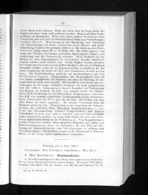 Sitzung am 1. Juni 1915.