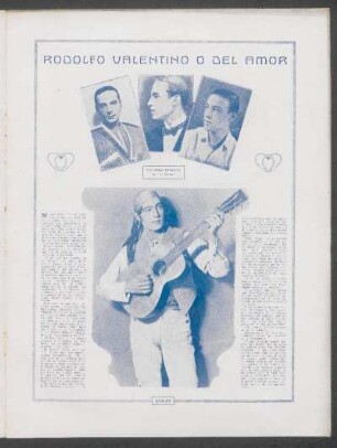 Rodolfo Valentino o del amor