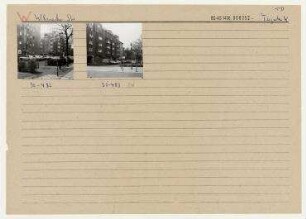 Straßenansichten. Berlin, Tiergarten, Wilsnacker Straße