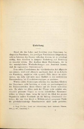 Ueber Wachsthumscorrelationen in Folge mechanischer Hemmung des Wachsens : Inaugural-Dissertation