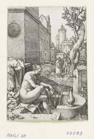 Susanna im Bade, Blatt 1 der Folge "Geschichte der Susanna"