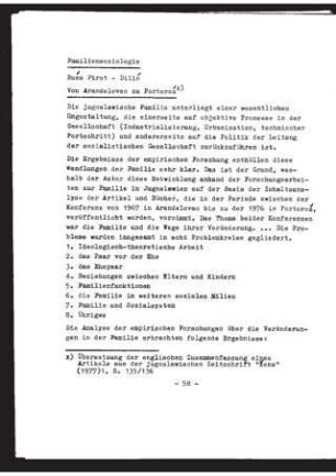 Familiensoziologie