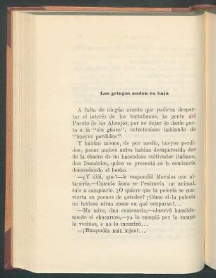 Los gringo andan en baja