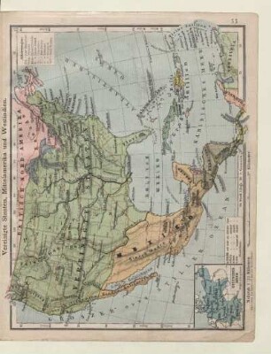 Vereinigte Staaten, Mittelamerika und Westindien, Deutsches Reich