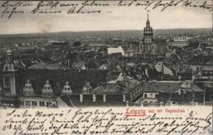 Leipzig aus der Vogelschau