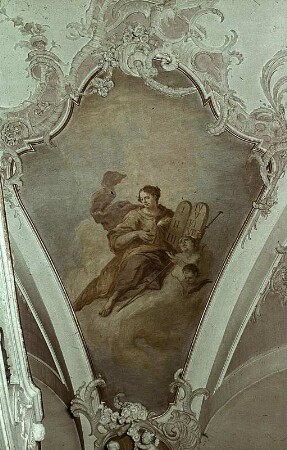 Weibliche Allegorie mit Gesetzestafeln - Der alte Bund