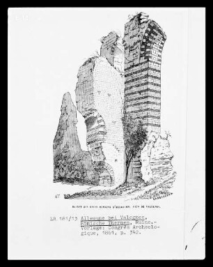 Alleaume, Ruine der römischen Therme
