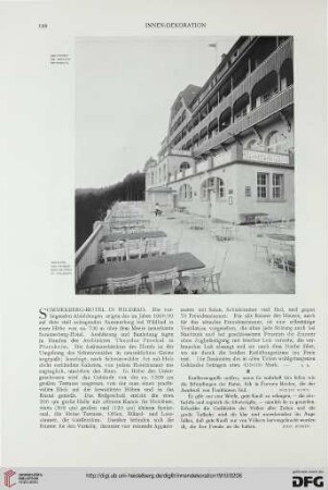 Sommerberg-Hotel in Wildbad