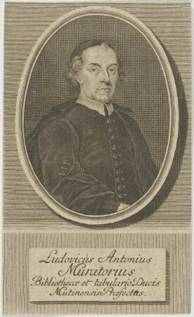 Bildnis des Ludovicus Antonius Muratorius