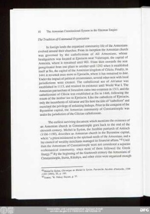 The Tradition of Communal Organization